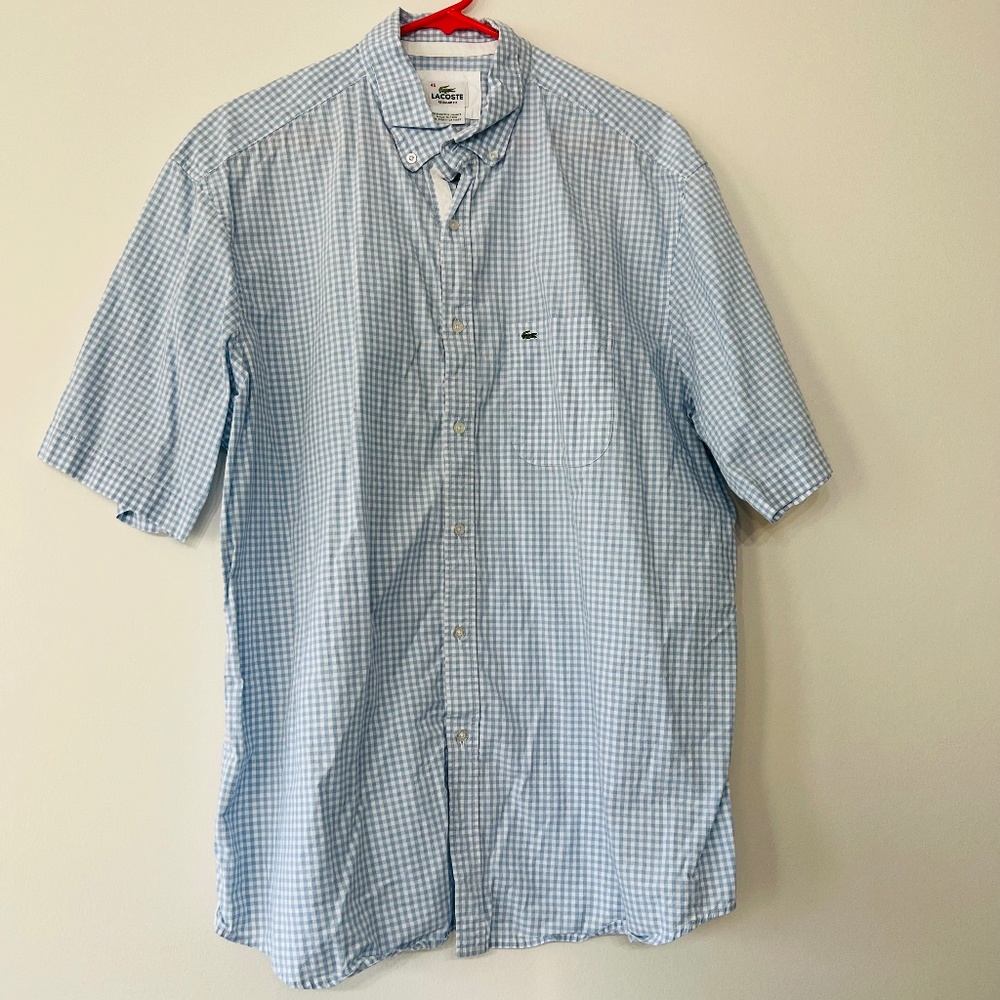 Lacoste short sleeved button down